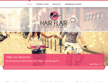 Tablet Screenshot of hairflairouterbanks.com